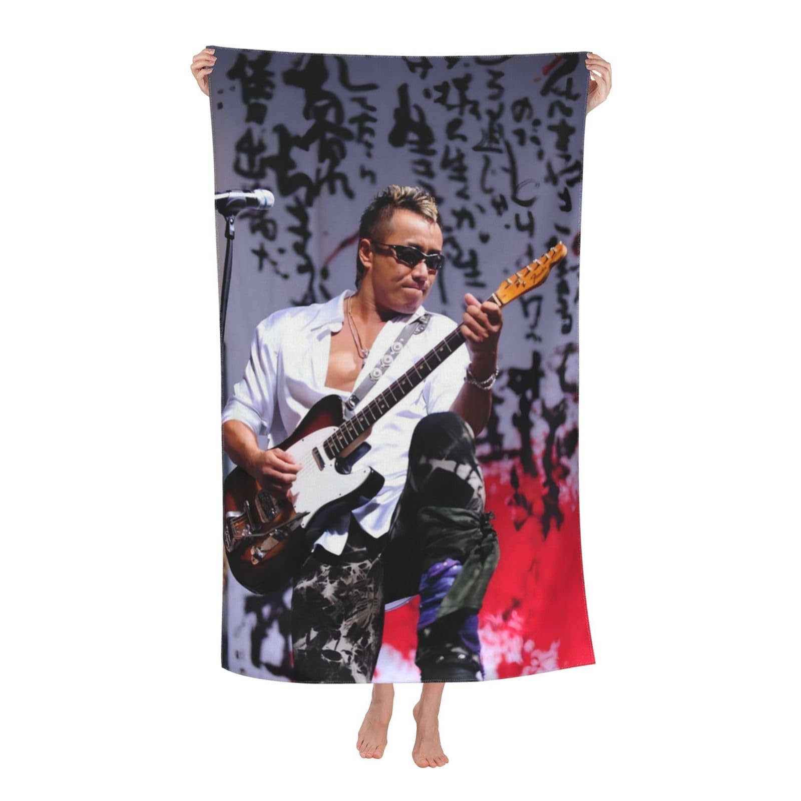 Amazon｜バスタオル 長渕剛1 ビーチタオル 大判 速乾 通気 柔らかい